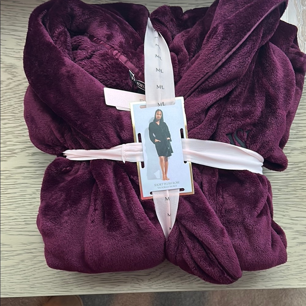 Victoria's Secret Purple Velvet Robe Intimates